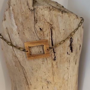 Wooden necklace